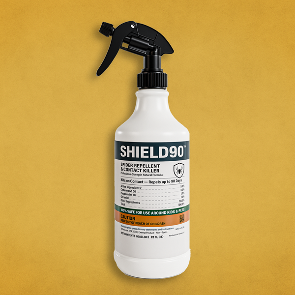 Shield90™ Spider Repellent & Contact Killer - 32oz Sprayer Bottle System